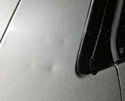 car dent